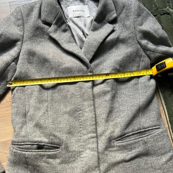 Aritizia gray longline peacoat - Picture 5 of 8